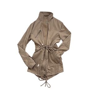 Forever 21 Light Brown Utility Jacket (Size Small)